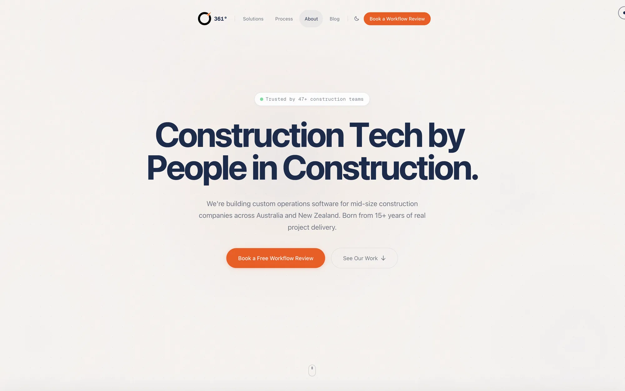 ERP Construction Software screenshot